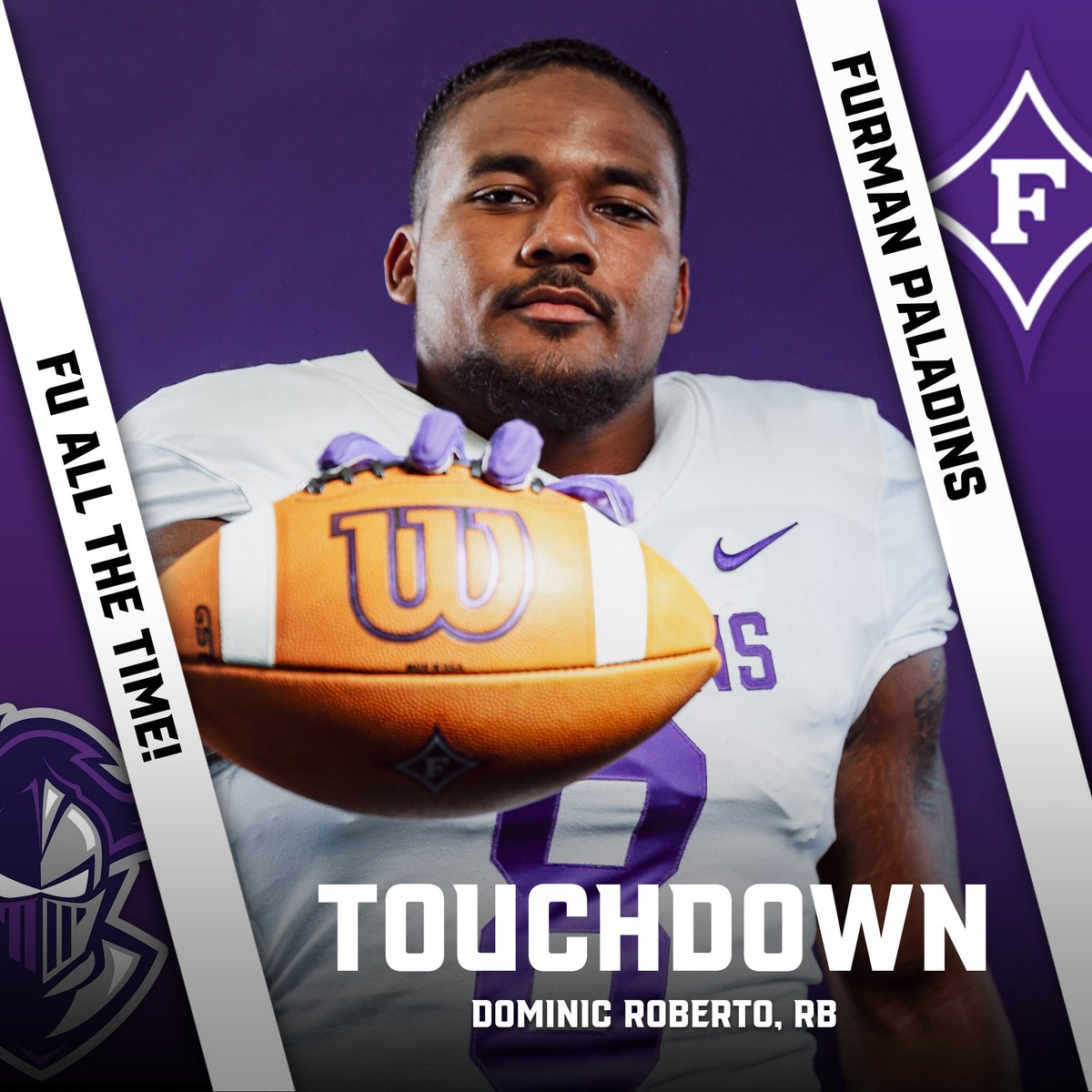 PaladinFootball's tweet photo. Dominic Roberto dives 1 yard into the end zone! Axel Lepvreau's PAT is GOOD!
Furman 21, Montana 20 | 6:22-3Q https://t.co/sAaXRJebX0
