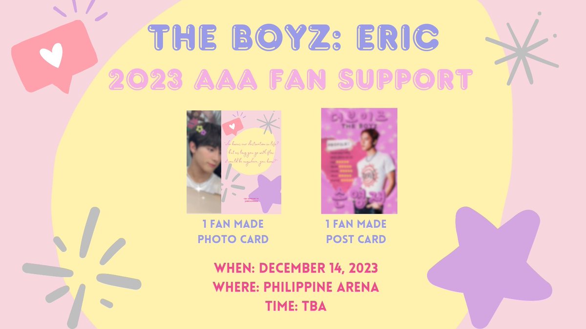 hi tbz lovers, my fellow deobis!! for those going to #AAA2023inPH i'll be giving away some limited eric freebies 🥹🥹 just rt this tweet and say hi 🥰 hope to see u guys there!!! 🩷🩷🫂 #theboyz #더비구함