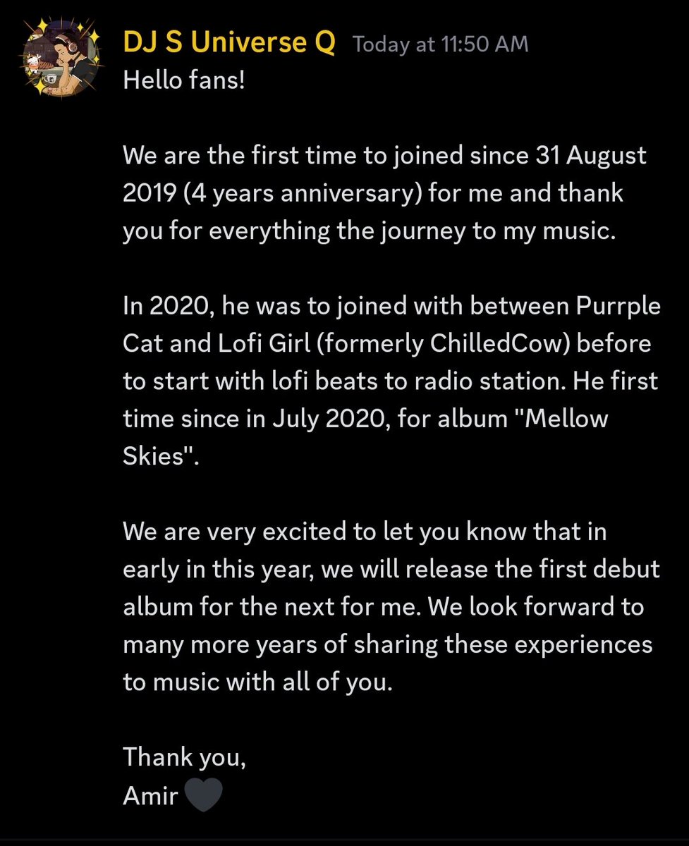 djsuniverseq's tweet image. A message for me:
