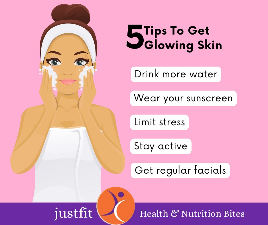 Unlock the secrets to radiant beauty with these 5 tips. Your journey to glowing skin begins here

#justfitbangladesh #justdostayfit #justfithealthandnutritionbites #glowingskin