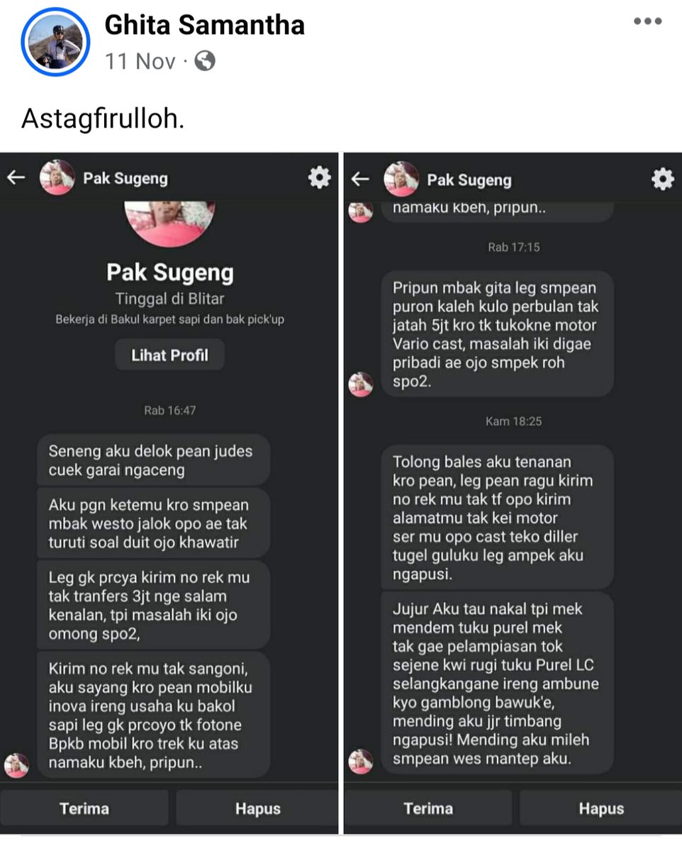 jawafess's tweet photo. Polahe Pak Sugeng 😭 https://t.co/XvS1FzykA4