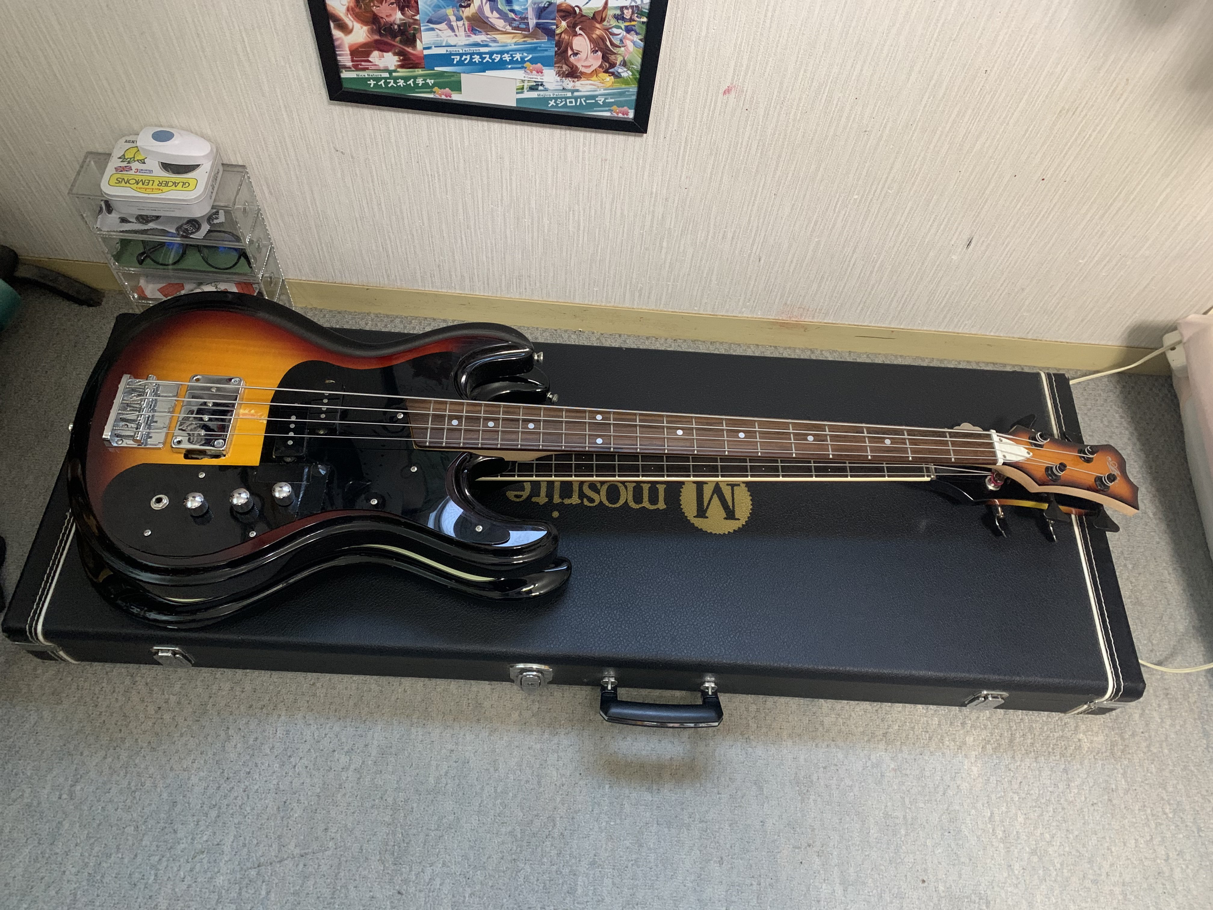☆超美品！ARIA アリア モズライト風（タイプ） ベース Mosrite