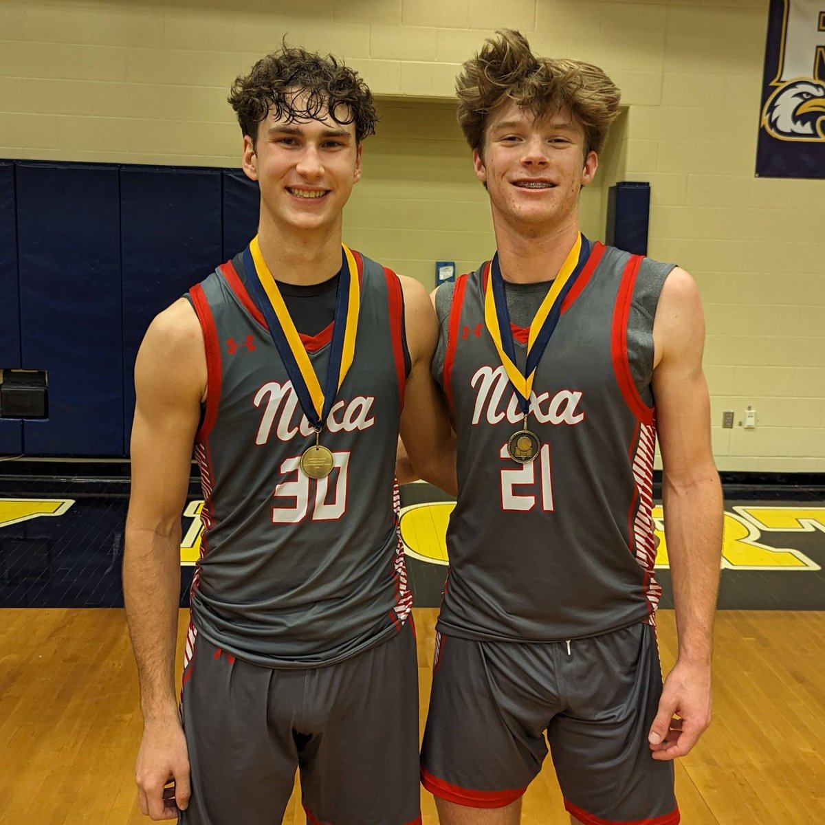 Nixa Athletics (@nixaathletics) on Twitter photo π 2023 LIBERTY NORTH INVITATIONAL CHAMPIONS! π
<a href="/NixaBBasketball/">Nixa Boys Basketball</a> repeats as tournament champions after defeating Park Hill 66-49.
Josh Peters and Adam McKnight are named to the All-Tournament team!
Congratulations, boys! π¦
<a href="/OzarksOzone/">Ozarks Sports Zone</a> <a href="/scoreboardguy/">SCOREBOARD GUY</a> <a href="/PrepHoopsMO/">Prep Hoops Missouri</a> π 2023 LIBERTY NORTH INVITATIONAL CHAMPIONS! π
<a href="/NixaBBasketball/">Nixa Boys Basketball</a> repeats as tournament champions after defeating Park Hill 66-49.
Josh Peters and Adam McKnight are named to the All-Tournament team!
Congratulations, boys! π¦
<a href="/OzarksOzone/">Ozarks Sports Zone</a> <a href="/scoreboardguy/">SCOREBOARD GUY</a> <a href="/PrepHoopsMO/">Prep Hoops Missouri</a>