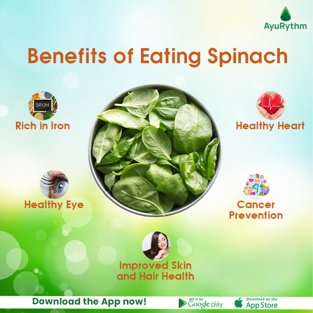 Including spinach in your diet, whether fresh or cooked, provides a versatile and delicious way to boost your overall health and well-being.🍃💚
#SpinachBenefits #NutrientRich #HealthyEating #LeafyGreens #Superfood #EatYourGreens #PlantBasedNutrition #HeartHealth