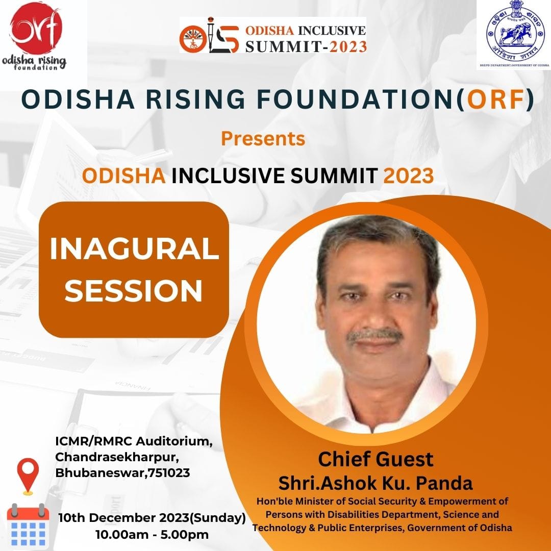 OdishaOrf's tweet photo. ODISHA INCLUSIVE SUMMIT 2023 https://t.co/SbmH6SP5a6