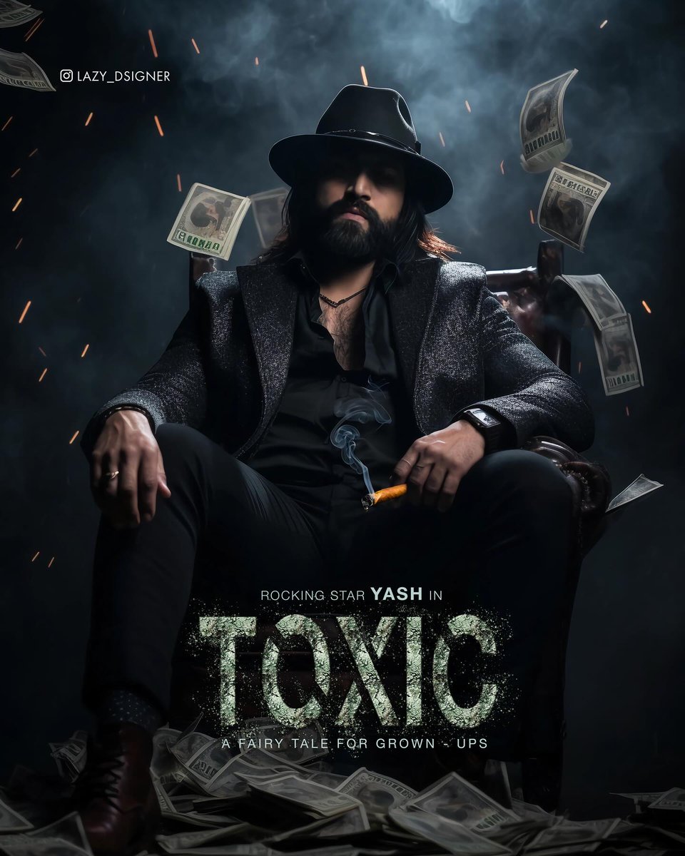 #ToxicTheMovie AI Fan Made Poster by Deepesh Uppala 

Insta: lazy_dsigner

#Yash19 #YashBOSS #GeetuMohandas 
#TOXIC