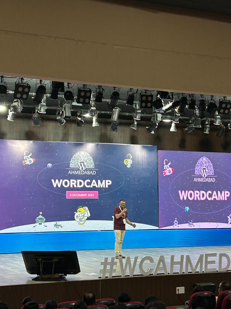 WCAhmedabad's tweet image. Exciting news! The opening keynotes at #WCAhmedabad have officially started, and we're thrilled to have @ImParthPandya leading the way. Get ready to be inspired by his insightful talk and kick off an incredible #WordCamp experience. #Keynotes #Inspiration