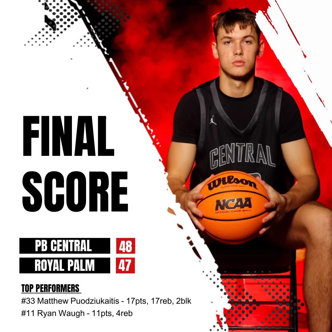 The battle of the seniors! 18 seniors apart of this crosstown rivalry game tonight in one that came down to the wire. 

Matthew Puodziukaitis with a monster double double as Jr. guard Ryan Waugh helped close the game out with two big freethrows. 
#BrickbyBrickk #Broncopride