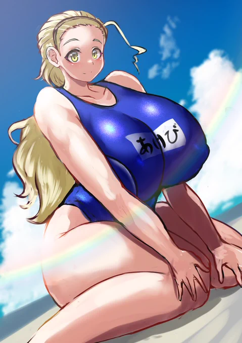 #くそ寒いので水着絵を貼る南半球は夏らしいぜ。学園艦なら余裕でしょ!(最終章の無限軌道杯は冬大会なのに明らかに真夏な場所で試合してるし…) 