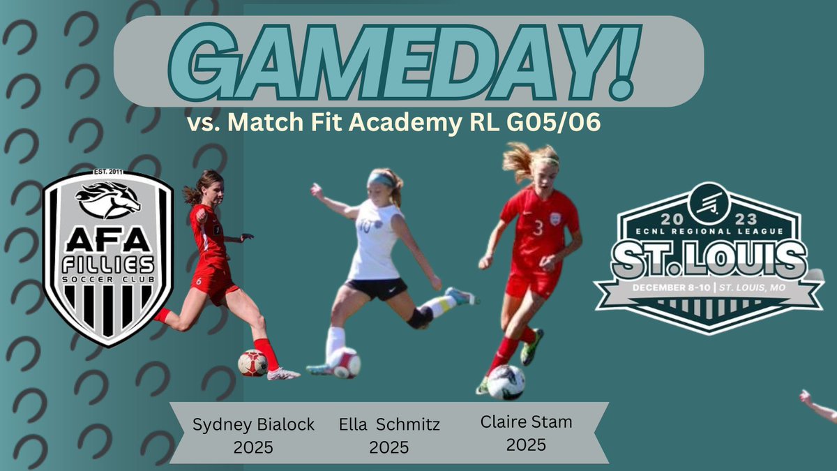 AFA_Martin05's tweet photo. 🚨Game Day!🚨
ECNL RL - St. Louis
🆚Match Fit Academy RL G05/06
🕙10:00am
📍Creve Coeur Park Soccer Complex - Field #1 https://t.co/CimfpT3MRB