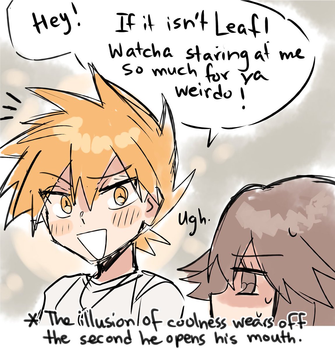 an uncool rival
#グリリフ #conflictingshipping 