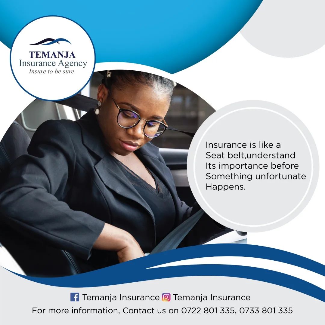 TemanjaAgency's tweet image. Don’t wait for the accident, buckle up now! Get to know insurance with Temanja Insurance. For more information contact us on 07 22 801 335, 07 33 801 335

#temanjainsurance #insuretobesure #InsuranceSafety #BuckleUp