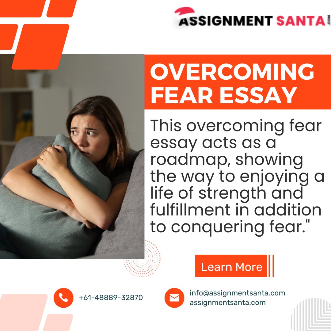 AssignmentSanta's tweet image. This #OvercomingFearEssay explores many approaches to overcoming fear, including tactics like facing anxieties head-on and using relaxation techniques.
#essayhelp #fearessay #academia #essaywriting #viralvideo #Canadians
For More: bit.ly/46WoWOd