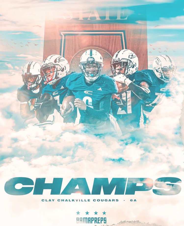 BamaPrepsFB's tweet photo. CLAY CHALKVILLE BEATS SARALAND FOR THE 6A STATE TITLE!

31-28!

WOW! https://t.co/RUQVPXL5d2