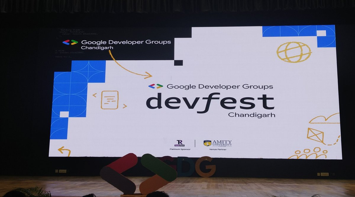 Jkaur0102's tweet image. Excited to attend #DevfestChandigarh at Amity University, Punjab! 🚀 Dive into Android, Flutter, Firebase, PaLM, Web, Google Cloud, TensorFlow with hands-on workshops. Thrilled to hear from speakers like Abirami Sukumaran, Anuradha, Anubhav Singh, and more! 🌐📱 #gdgchandigarh