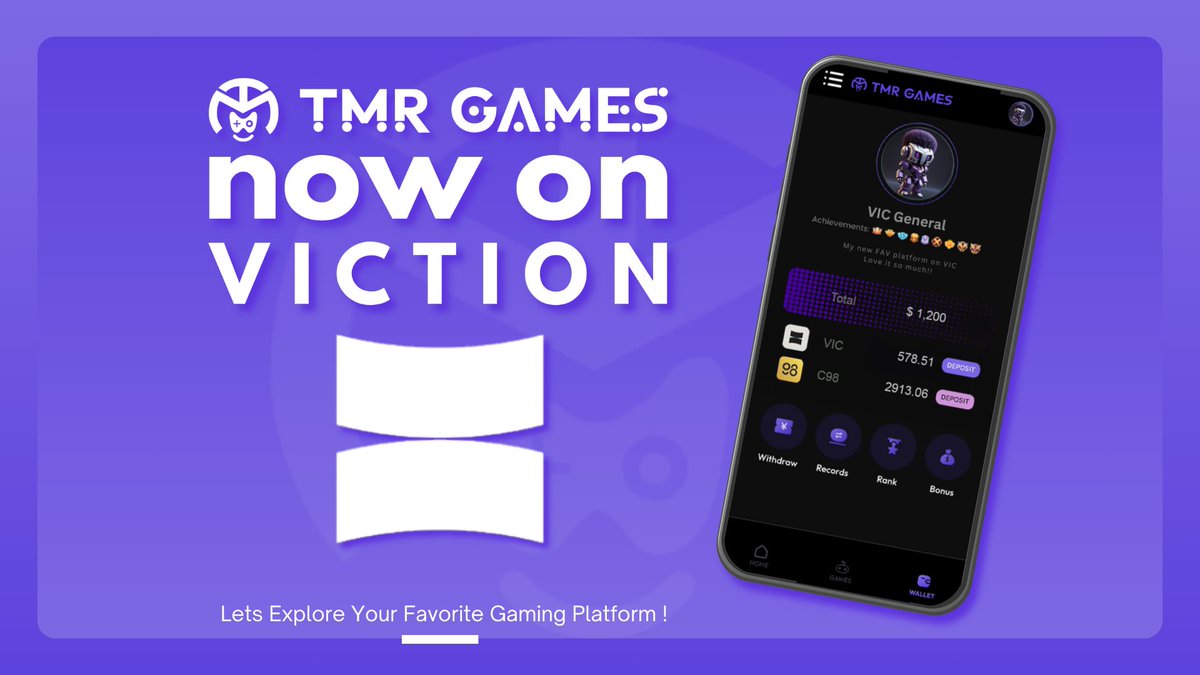 TALEwalletMY's tweet photo. Exciting News, #TMRangers! 🚀  

🌐 Thrilled to share that we are building on Viction Chain!  @BuildOnViction 
🌟 Why Viction? Simple – it's where greatness meets gaming: https://t.co/TNUs30ZAms