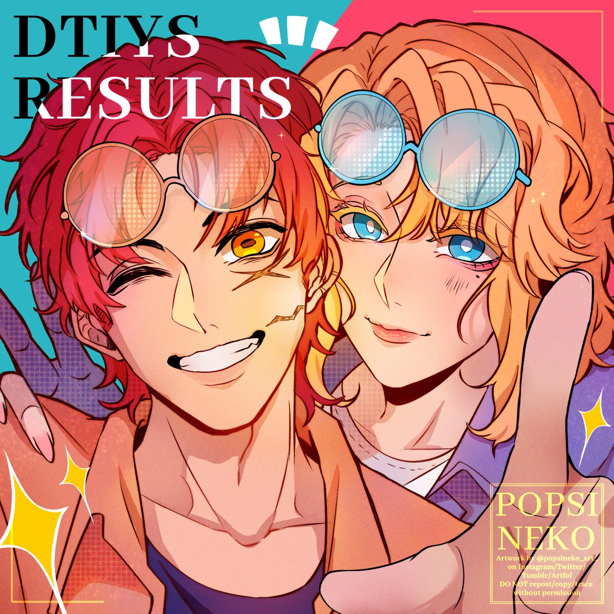 100k dtiys results cover✨(more details on ig)🎊😳
#oc #dtiysresult