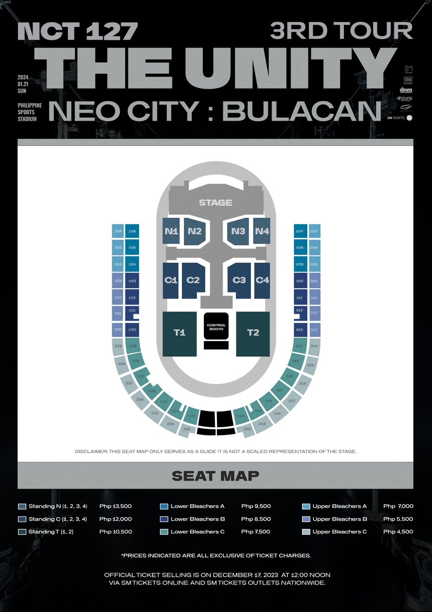 dnmentph's tweet image. Let's shut up and dance on a bigger stage with NCT 127! Here's the revised seat map that you'll all surely love.

OFFICIAL TICKET-SELLING DAY:
⏰2023.12.17 | 12NN
⏳Queuing starts at 11AM

🗓️2024.01.21 | 6:30 PM
📍Philippine Sports Stadium 
🎫SM Tickets

#NCT127 #NEOCITY…