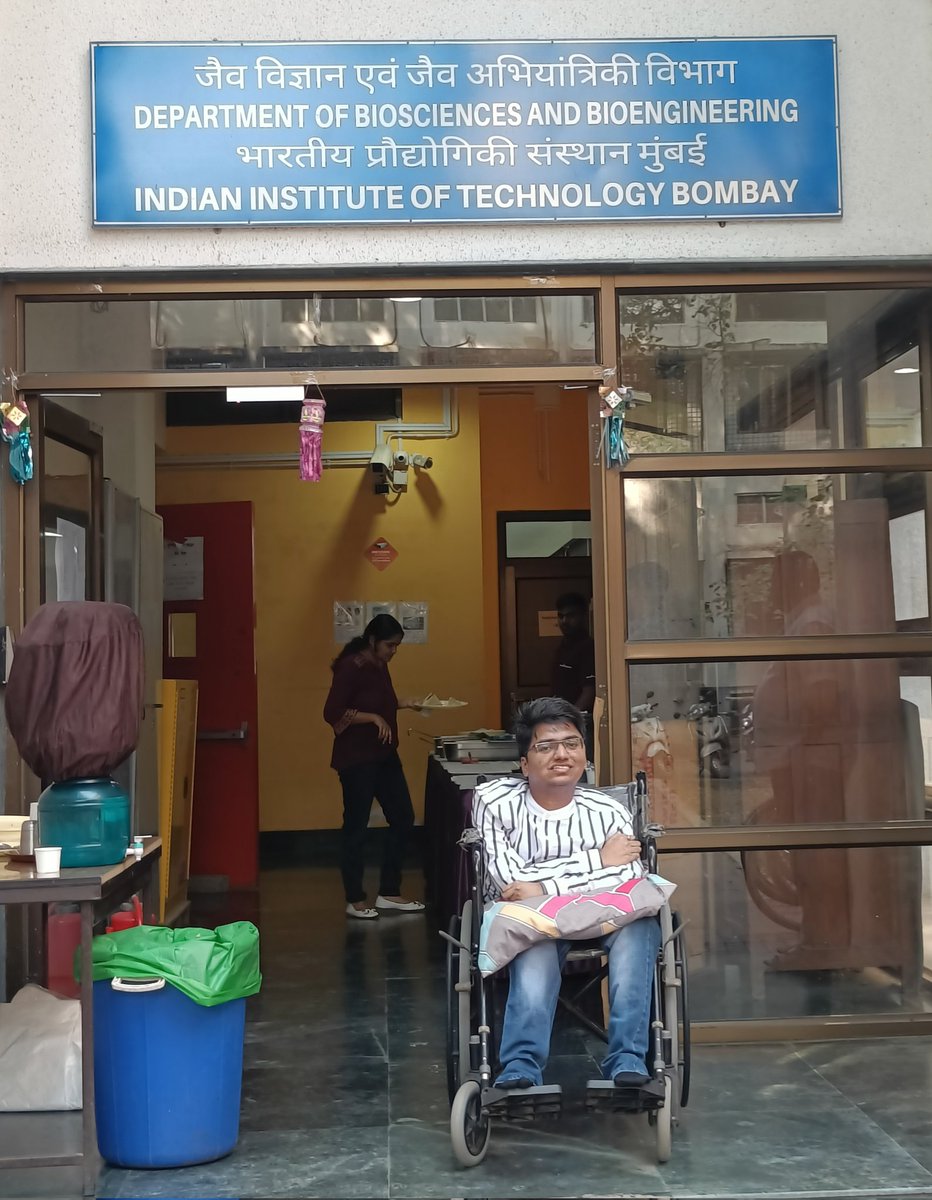 सफर खूबसूरत है मंजिल से भी...💞 
#iitbombay #bioscience #lifescience #phdadmissions #csir #icmr #dbt #gate #research #scientist #phd #jrf #pwd #disability #musculardystrophy