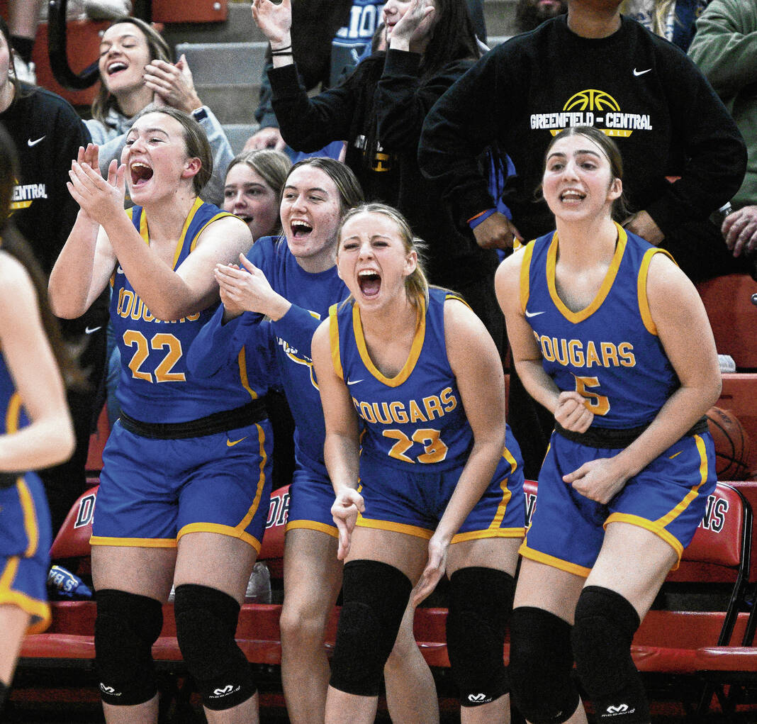 GreenfieldDR's tweet photo. Greenfield-Central girls go overtime to beat New Palestine https://t.co/DiJA9PbQEa https://t.co/TUXQjsP1yd