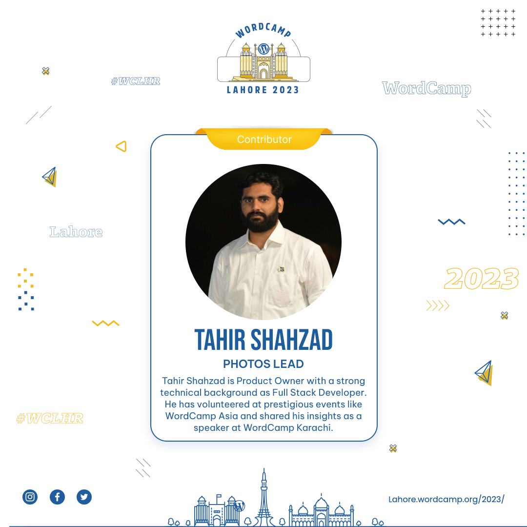 WordCamp Lahore tweet media