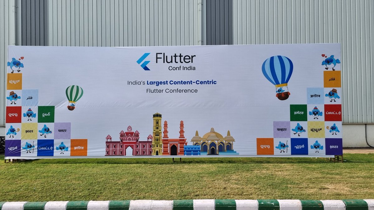 ParthivPatel89's tweet image. Indias largest content-centric flutter conference.
@flutterconfin @FlutterDev 
@viveky259259 

#flutterconf #Ahmedabad #Mumbai