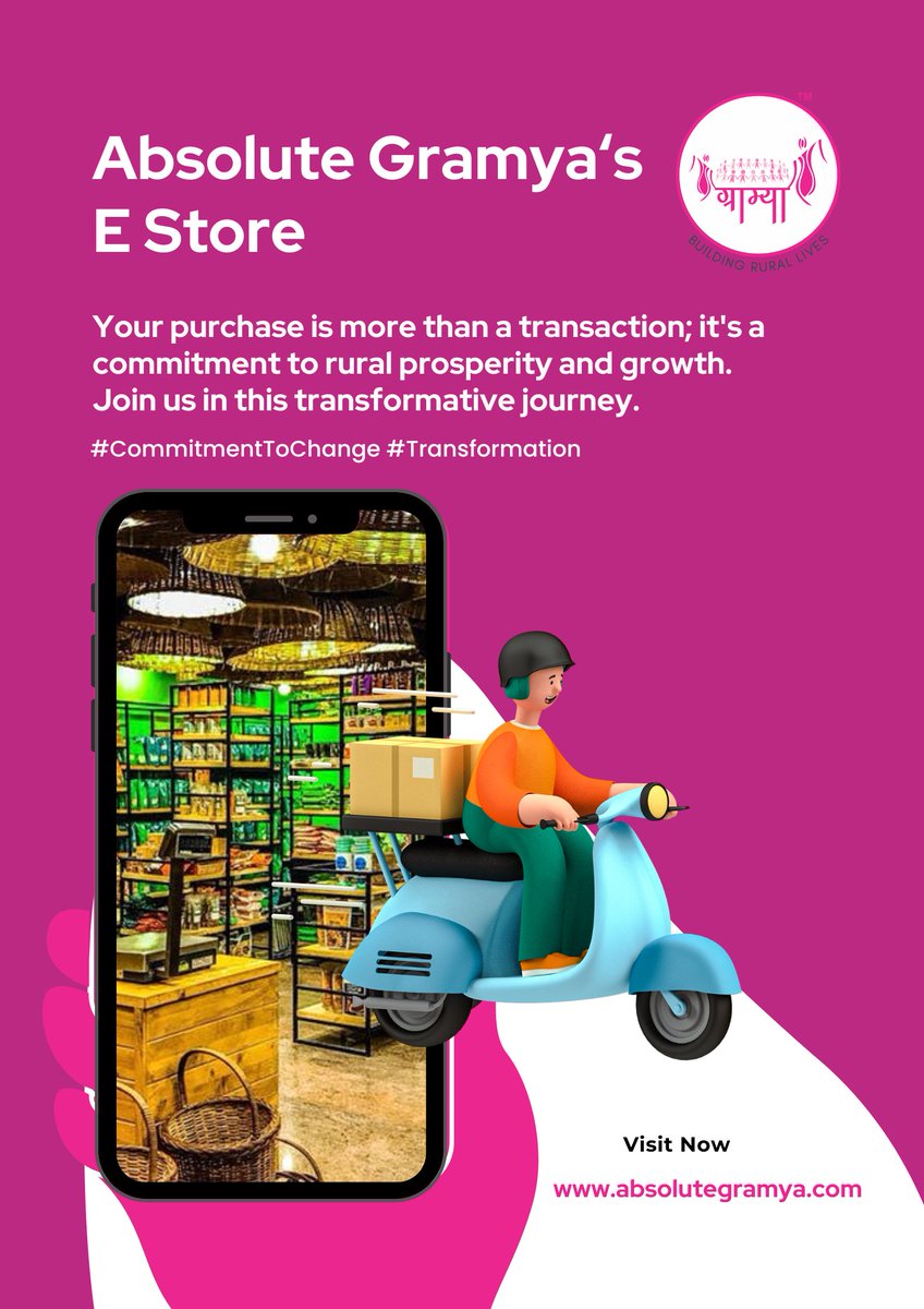 ruralgramya's tweet image. Your purchase is more than a transaction; it's a commitment to rural prosperity and growth. Join us in this transformative journey. 📷📷 #CommitmentToChange #Transformation

Website: absolutegramya.com