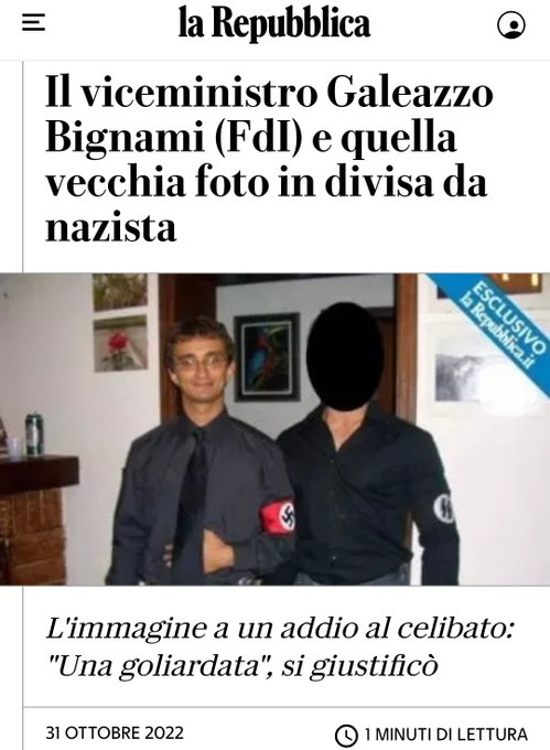 's tweet image. Chiamate la #Digos!

#VivalItaliaAntifascista 
#identificarsi