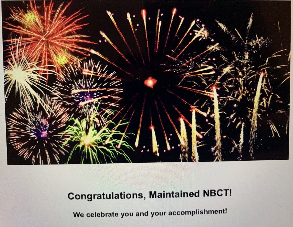 To God be the Glory! Thank you Lord, I maintained my certification! <a href="/MentorTeacher4/">Senetria Blocker, NBCT</a> <a href="/MsSandlin_Ed/">Dr. Shona Sandlin,NBCT</a> <a href="/NBPTS/">National Board</a> <a href="/pgcpsnbct1/">PGNBCT</a> thank you my dear mentor <a href="/roxan_dc/">Roxanne</a> #nbct