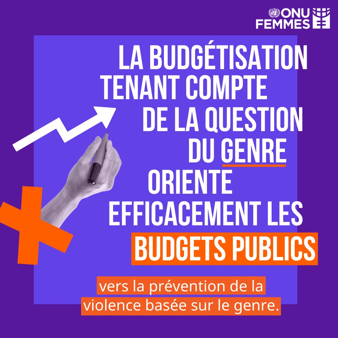 Les budgets tenant compte de la question du genre peuvent
✔️Prévenir la violence basée sur le genre.
✔️Entraîner l’émancipation économique des femmes.
✔️Favoriser un sentiment de justice.
&amp; bien plus: unwo.men/cGag50QfEJ3.

#Pasdexcuse #16Jours