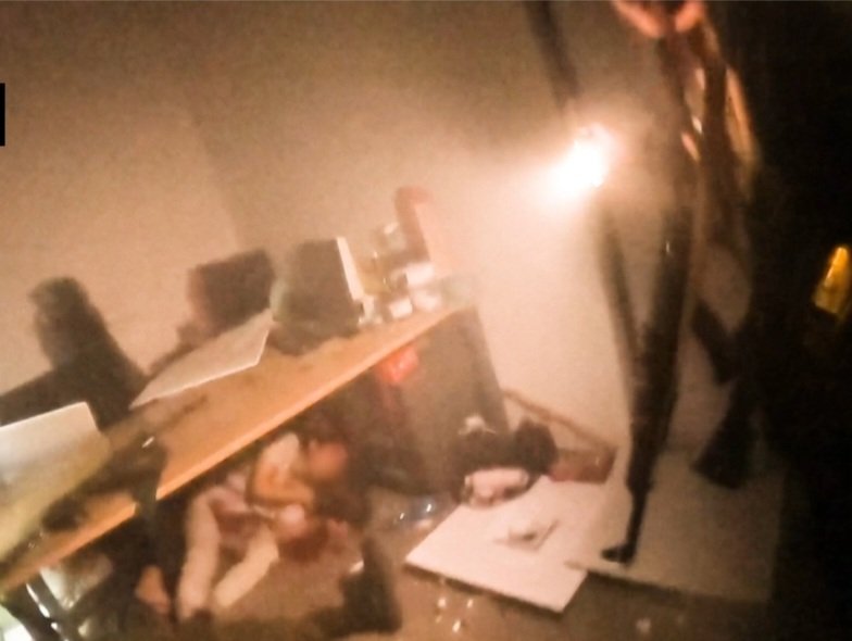 Shooting at a scared little girl hiding under the table and murdering her is what makes you "freedom fighters"?!

(Photo taken from a Hamas terrorist's body cameras on October 7)