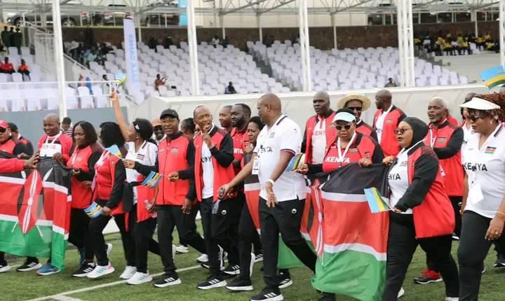 As Kakamega County MP, am amongst the Kenyan Delegation at the East Africa, Inter-Parliamentary Games hosted at Pele Stadium in Kigali, Rwanda where I specializes in tug of war. Team Kenya is being led by National Assembly Speaker Rt.Hon. Dr. Moses Wetangula.