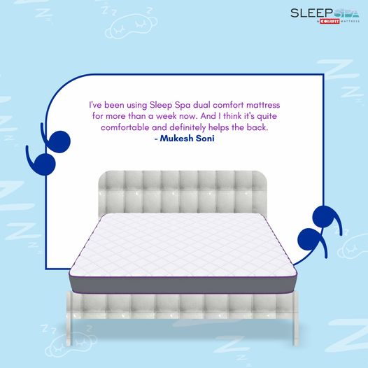 There's nothing better than hearing rave reviews about your products. Thank you for trusting us and welcome to the Sleep Spa family. Shop now from sleepspa.in

#mattress #reviews #mattresses #sleep #sleepgoals #orthopaedicmattress #furniture #orthomattress
