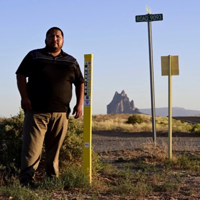 A hundred years ago the first oil lease on the #NavajoNation  came from my community. Today there is a pipeline carrying fracked methane that is in my front yard that companies want to blend with H2. We DO NOT CONSENT! #NewProfilePic