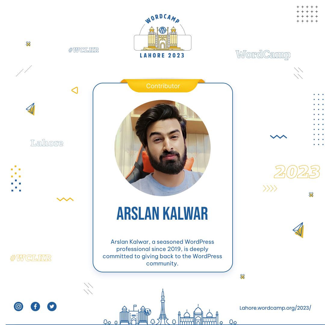 WordCamp Lahore tweet media