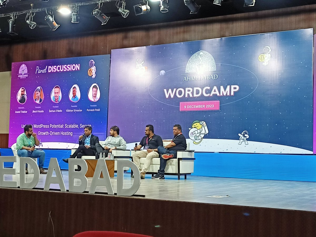WordCamp Ahmedabad tweet media