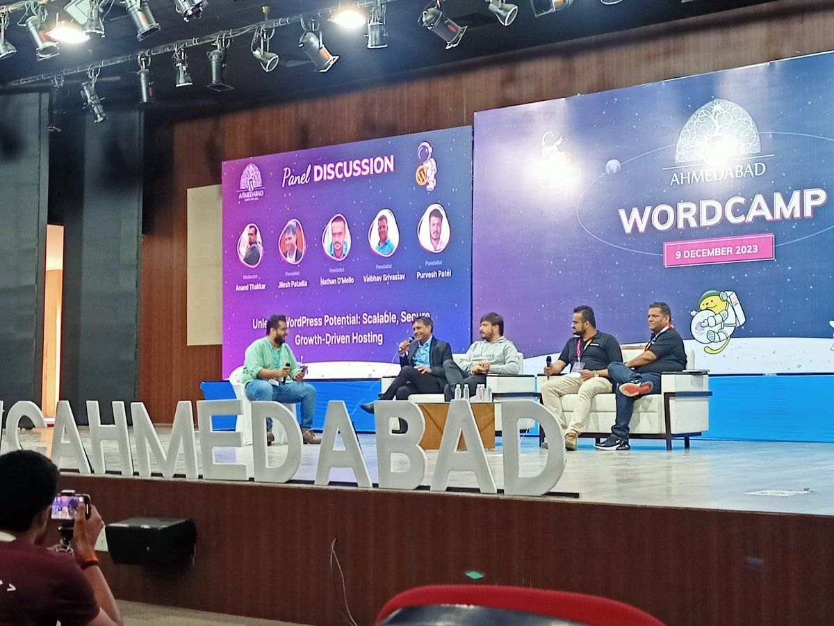 WordCamp Ahmedabad tweet media
