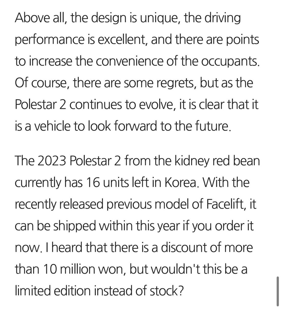 aemsoo's tweet photo. Is Kyungsoo the ambassador of Volvo Polestar 2??  😅😅😅 I think this is the 2nd time they use him for an article. 🤣🤣🤣 https://t.co/wKq23OXBSU