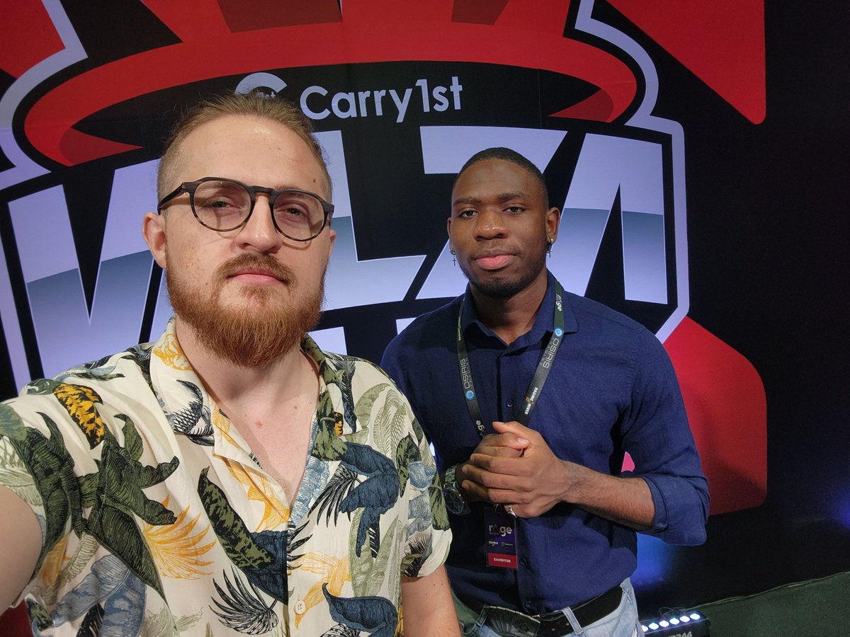 Game 1 of the @carry1st ValZA cup starts at 10 Me and @itzSkarra are ready to bring you all the action of @NixuhGG vs @omnius_gaming to kick off the matchess Catch us live at @rAgeExpo or over on twitch at twitch.tv/carry1st #ValZA