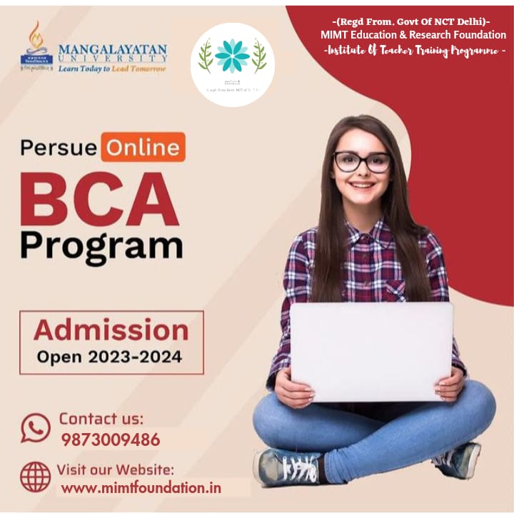 Complete Bachelor of Computer Applications (BCA) Online intake at Mangalayatan University! Limited seats are available for the 2023-24 session. Call/ #Whataspp: 9873009486 #MangalayatanUniversity #Mathu ra #distanceleanring #BCA #BachelorofComputerApp lications #degree