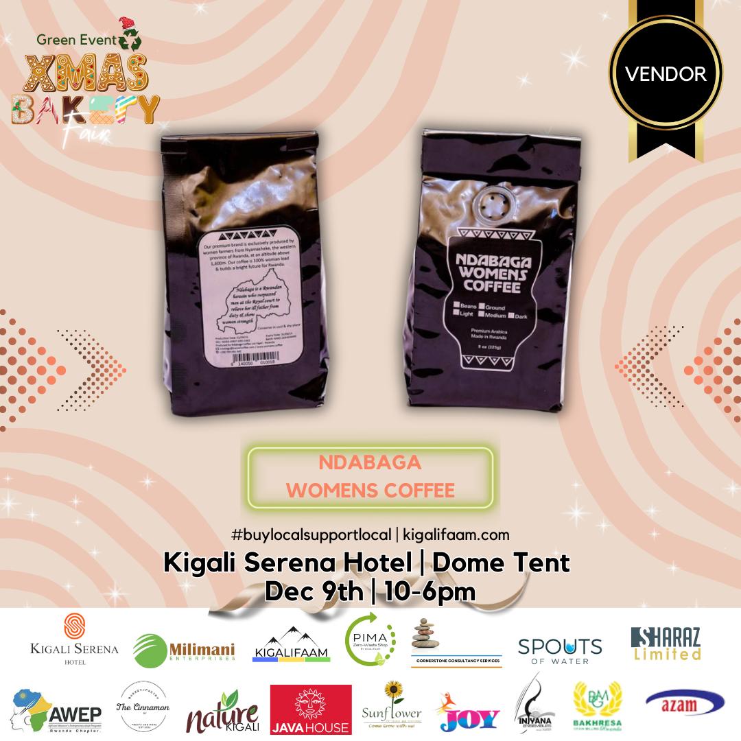 kigalifaam's tweet photo. Coffee from @ndabaga_womens_coffee will be available at the #xmasbakeryfair today at @serenakigali from 10-6pm

#buylocalsupportlocal #baba #buyafricanbyafricans #reducereuserecycle https://t.co/xfuikBnJFL