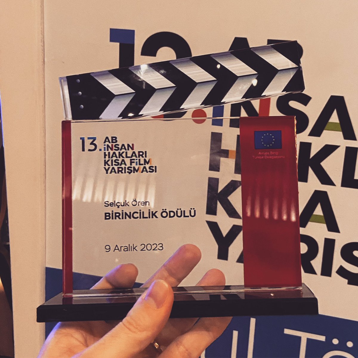 “The Maze”, 13. AB İnsan Hakları Kısa Film Yarışmasında “İnsan Hakları” kategorisinde en iyi film olarak seçildi 🥳🎉 @EUDelegationTur