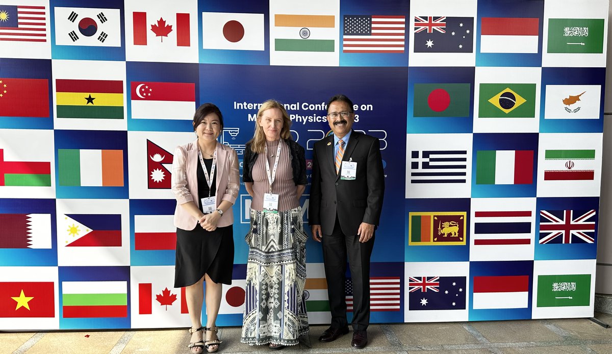 Mumbai Diaries:

Having spent considerable hours working on @IOMP_Official EXCOM, it was nice to have photo with @IOMP_Official VP Dr Eva Beak , also President of @afomp & Website editor @chaihongyeong also president of @seafomp  during the #ICMP2023 meeting