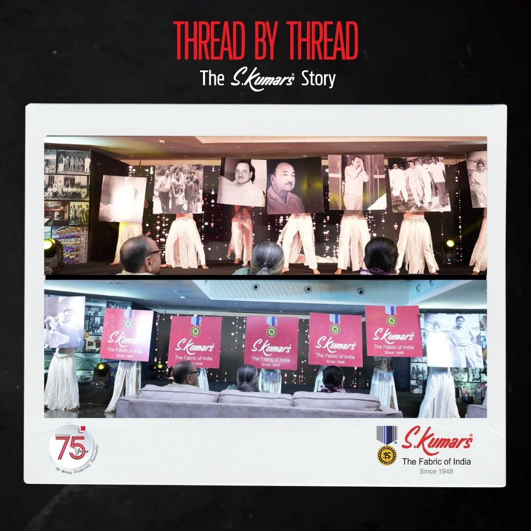 SKumarsOfficial's tweet photo. Dancing through the threads of time! The enchanting performance by Hormuzd Khambata Dance Company at the 'Thread By Thread' book launch was a poetic tribute to the legacy of Shri. Shambhu Kumar ji Kasliwal.
#ThreadByThreadBookLaunch https://t.co/R2Fo4GH6gR