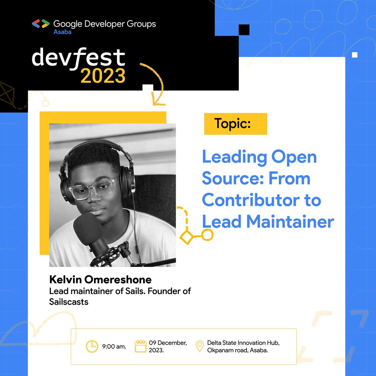 Dominus_Kelvin's tweet photo. #DevFestAsaba2023 @GdgAsaba https://t.co/tj02NaJZkx