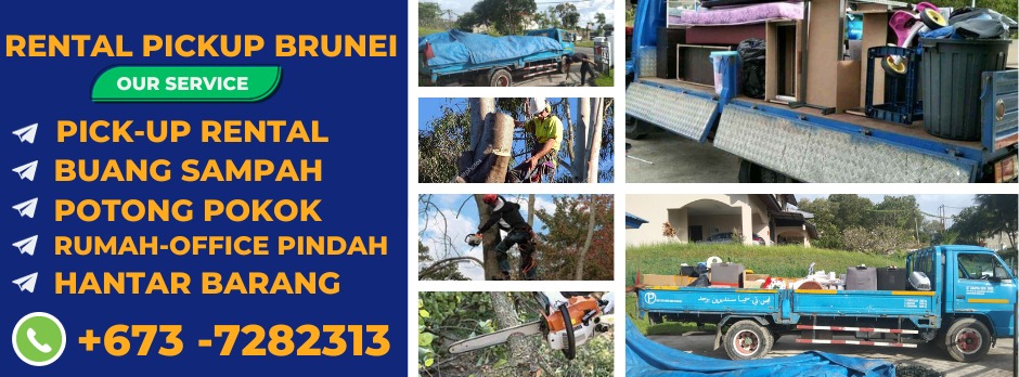 Assalamualaiku boss🙋‍♂
We Service  for 
Rental pickup Service 
pindah rumah-office
potong pokok
Buang sampah
Than line works
📲📞whatsapp call:
+673-7282313