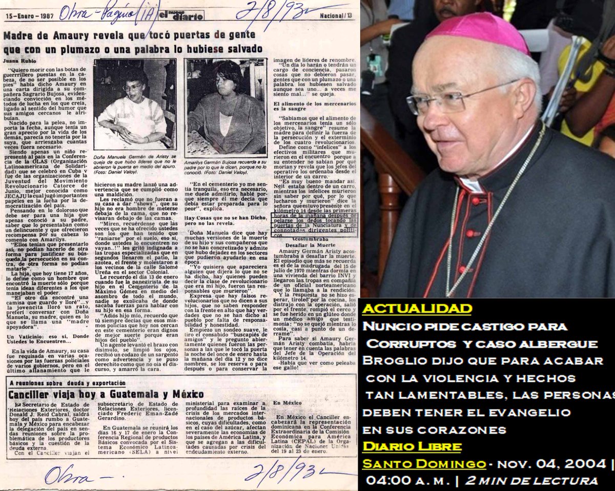 Do�a Manuela tocando puertas