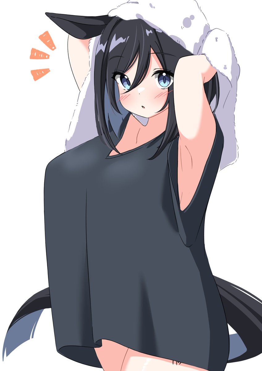 エイシンフラッシュ(ウマ娘) 「おはようございます、シャツ絞りエイシンフラッシュを描きました(Skeb) 」|アカメ@Skeb受付中のイラスト