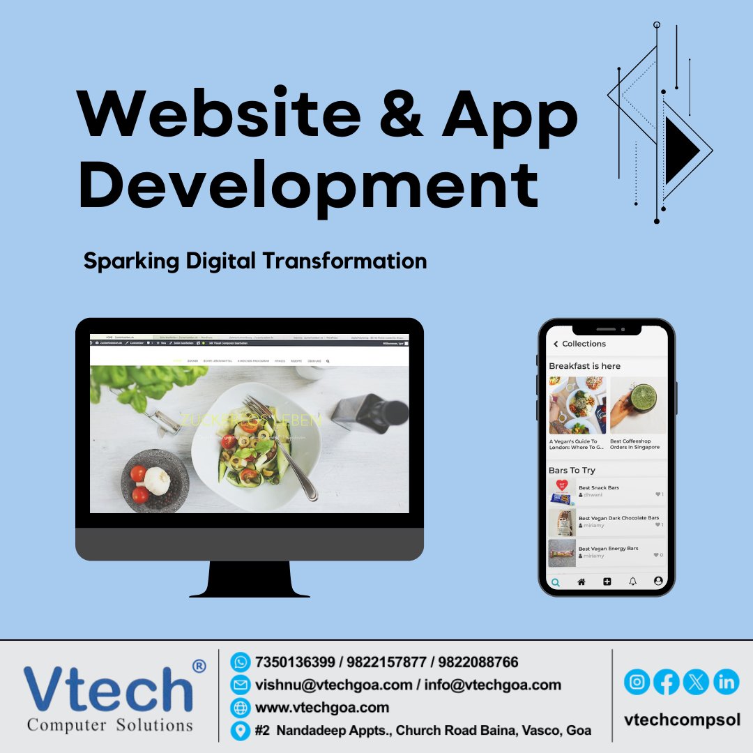 vtechcompsol's tweet photo. Website & App Development 👨💻
https://t.co/XwKFrVSQgL
@KerkarVishnu
#vtechcomputersolution #vasco #baina #businessregistration #cctvinstallation #etendering #gstregistration #gstfilling
#gemregistration #digitalsignature #goa #appdevelopment #webdevelopment #apps #website https://t.co/bgAsBsRSx3