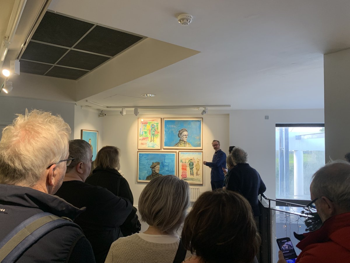 glor ennis (@glorennis) on Twitter photo A full house this morning for a fascinating and very entertaining artist's tour/talk by <a href="/MickODeaArtist/">Mick O'Dea</a> in glór gallery where Mick's exhibition, Divided Loyalties runs until Jan 13th. Well worth taking the time to have a look.
<a href="/ClareCoCo/">Clare County Council</a> #DecadeofCentenaries A full house this morning for a fascinating and very entertaining artist's tour/talk by <a href="/MickODeaArtist/">Mick O'Dea</a> in glór gallery where Mick's exhibition, Divided Loyalties runs until Jan 13th. Well worth taking the time to have a look.
<a href="/ClareCoCo/">Clare County Council</a> #DecadeofCentenaries